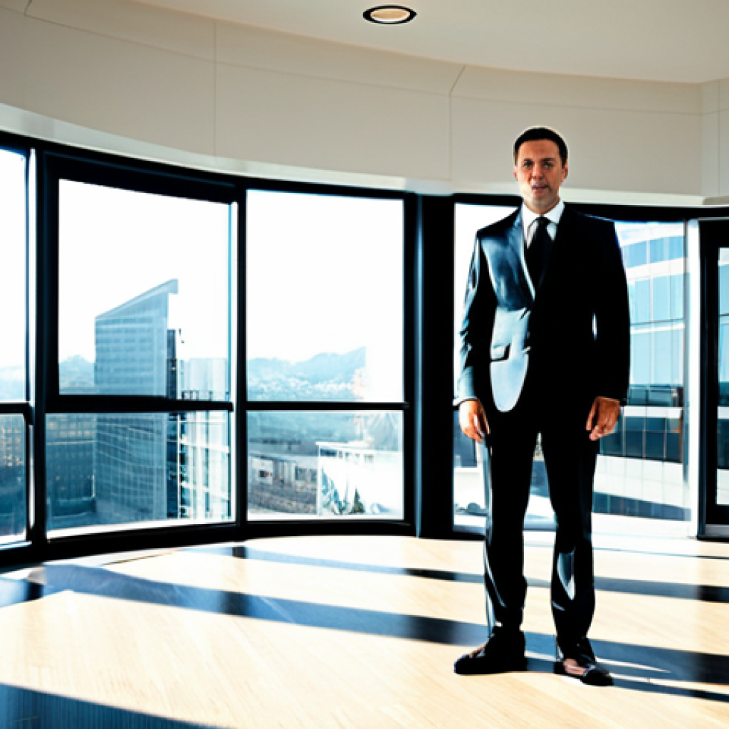 전문성을 위한 학습 목표 설정법 - **Subject:** A professional architect
    **Clothing:** Fully clothed in a tailored business suit, a...